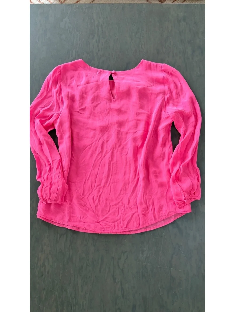J.Crew Women's Long Sleeve Pink Blouse Size 8